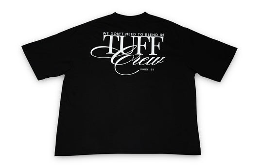 "We Don't Need To Blend In" Black Tee