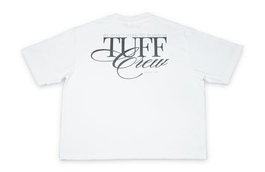 "We Don't Need To Blend In" White Tee