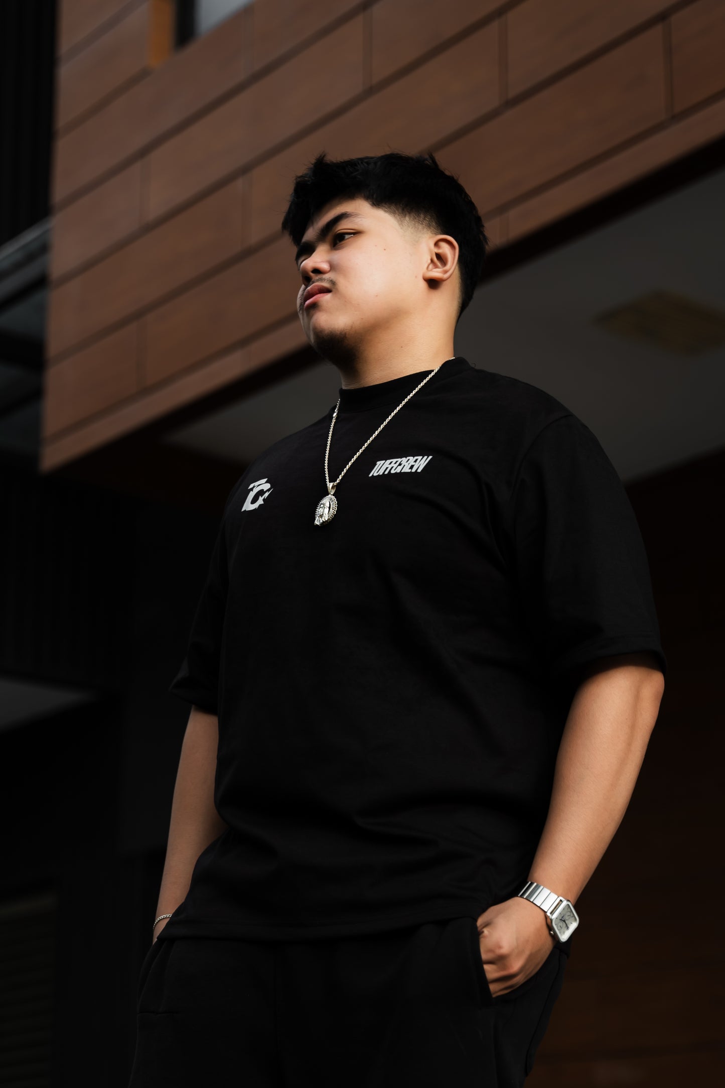 "Too Tuff To Fold" Black Tee