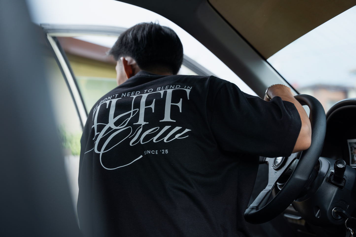 "We Don't Need To Blend In" Black Tee