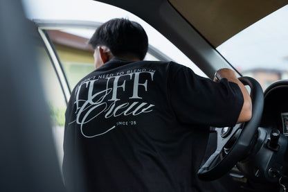 "We Don't Need To Blend In" Black Tee